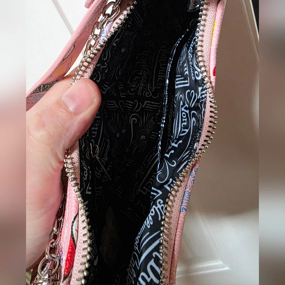 Von Dutch Pink Graphic Women's Bag - Picture 4 of 4